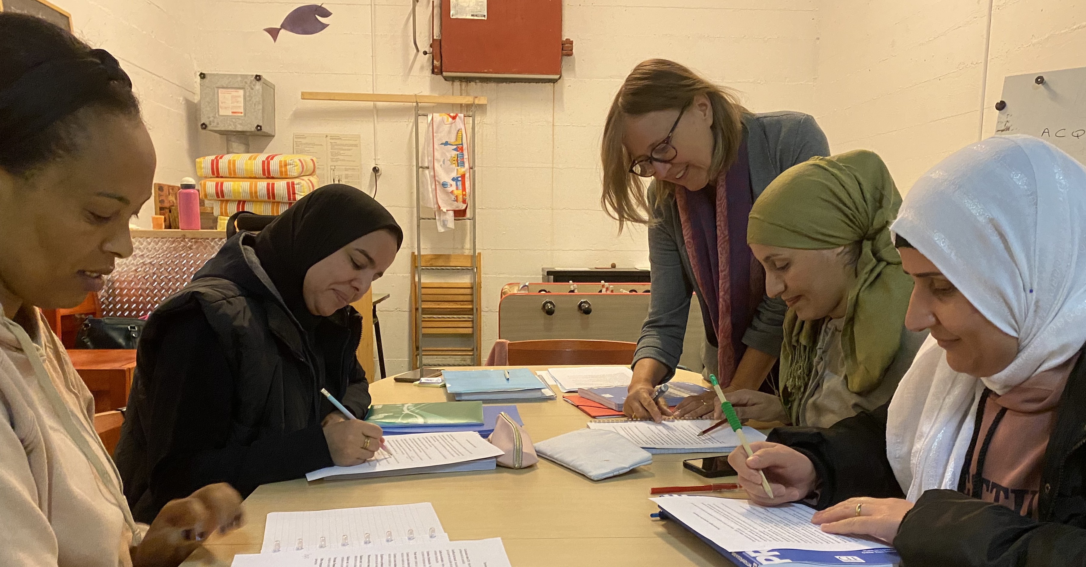 Une classe de français en pleine action