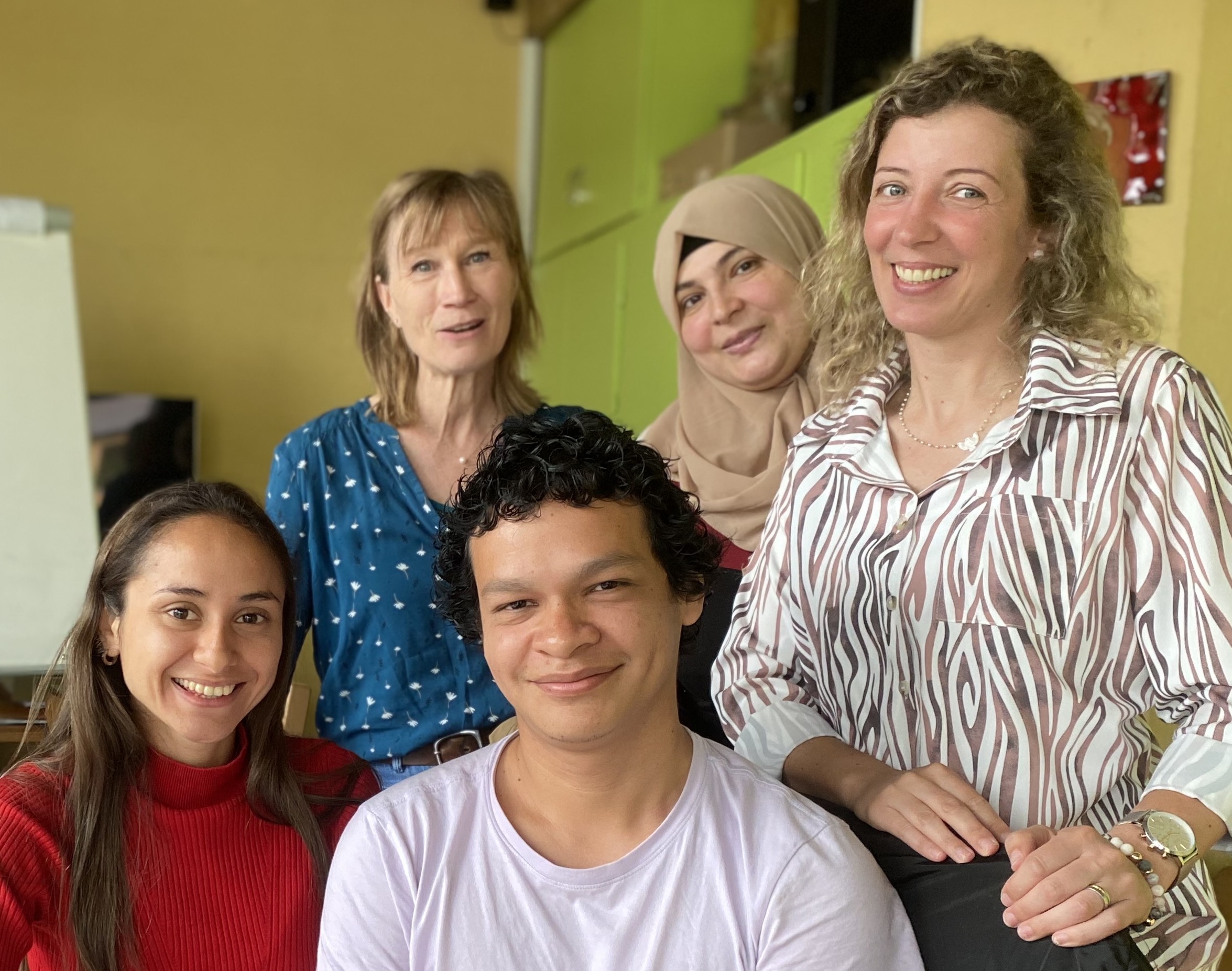 Portrait d'une classe de français et leur enseignante