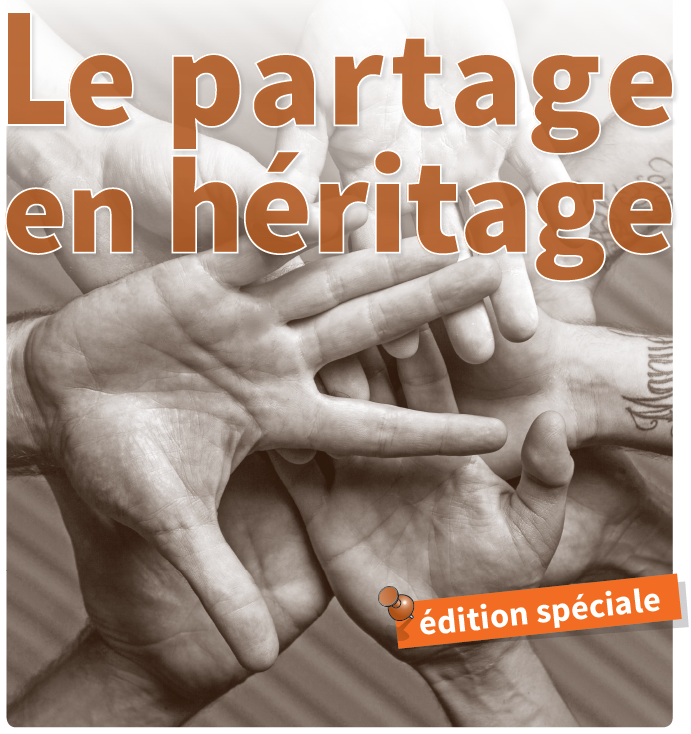 Couverture de l'édition spéciale du jef - Le partage en héritage